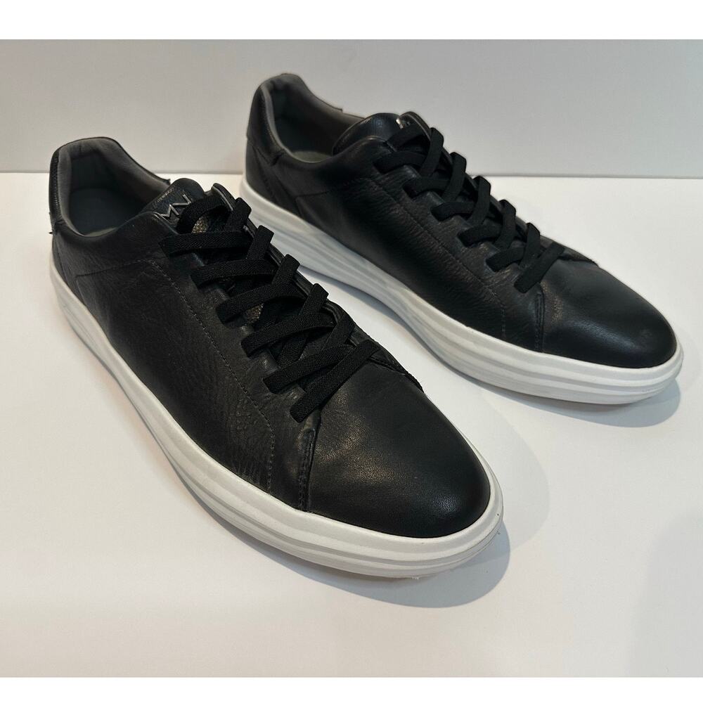 Mark Nason LA Shogun Lobby Sneakers Men's 12 Black Leather Minimalist Modern